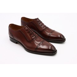 Raffaele D'Amelio brown Oxford shoes