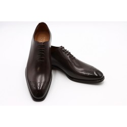 Raffaele D'Amelio Wholecut Brown Brogue Toe Shoes Raffaele D'Amelio Wholecut Brown Brogue Toe Shoes