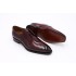 Raffaele D'Amelio wine leather shoes