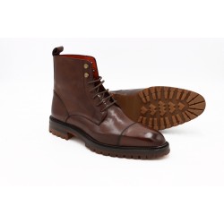 Raffaele D'Amelio Old Brown Leather Boots