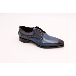 Raffaele D'Amelio blue smoke croc shoes
