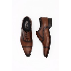 Raffaele D'Amelio Old Brown Oxford Shoes