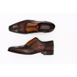 Raffaele D'Amelio Old Brown Tan Oxford Brogue Shoes