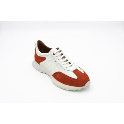 Raffaele D'Amelio Orange Suede Leather sneakers Raffaele D'Amelio Orange Suede Leather sneakers