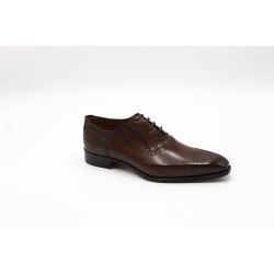 Raffaele D'Amelio Brown Brogue Toe Leather Shoes