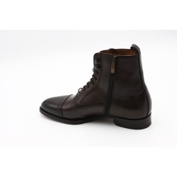 Raffaele D'Amelio Dark Brown Leather Boots