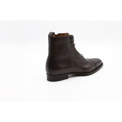 Raffaele D'Amelio Dark Brown Leather Boots