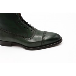 Raffaele D'Amelio Green Leather Boots Raffaele D'Amelio Green Leather Boots