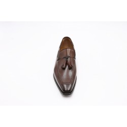 Raffaele D'Amelio Brown Tassel Loafers