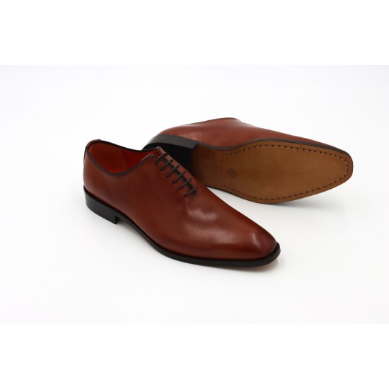 Sanmarina Dandino cognac leather shoes