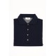 Navy Long Sleeve Polo Merino Wool Polo