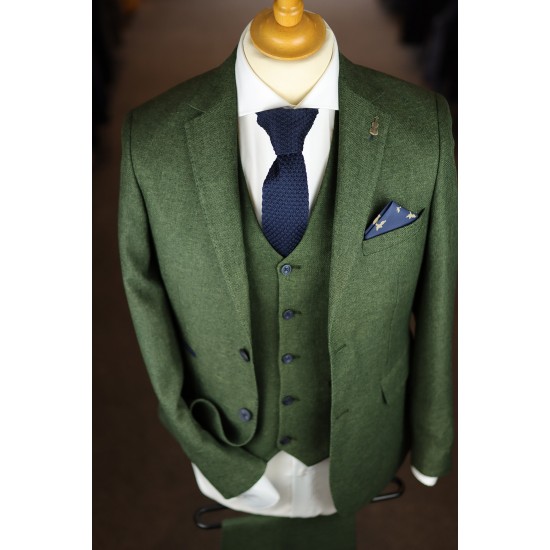 Fratelli Uniti Green 3 Piece Suit