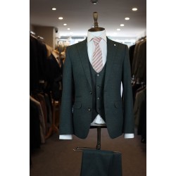 White Label Jacob Dark Green 3 piece suit
