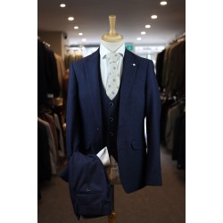 White Label M&M Navy Jasper 3 Piece Suit