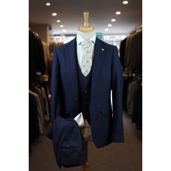 White Label M&M Navy Jasper 3 Piece Suit