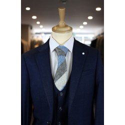 White Label Navy Jasper 3-pcs suit