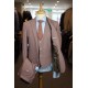 White Label Slim Fit Pink Oliver 3-piece suit