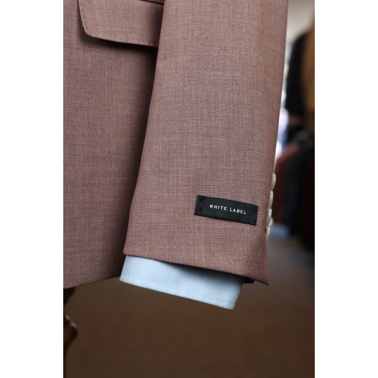 White Label Slim Fit Pink Oliver 3-piece suit