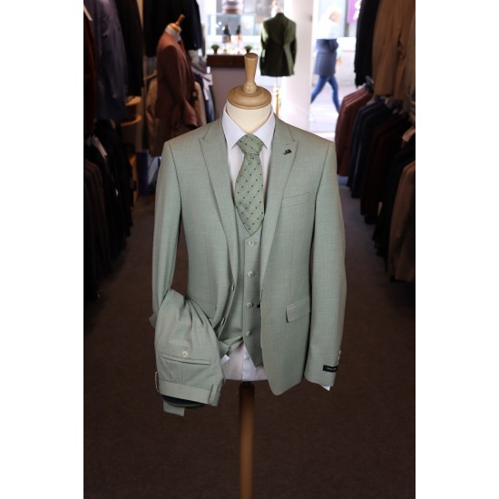 White Label Slim Fit Sage Oliver 3-piece suit
