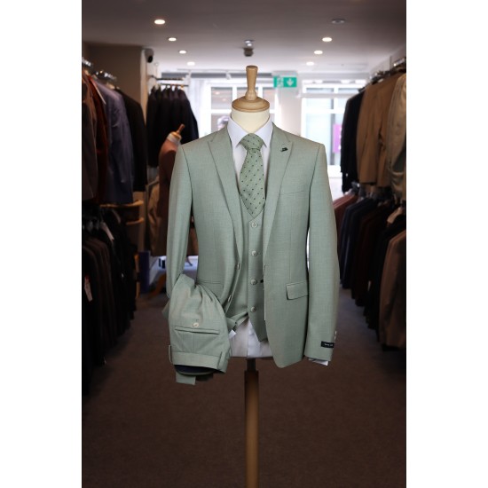 White Label Slim Fit Sage Oliver 3-piece suit