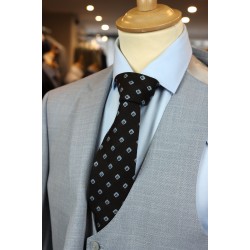 White Label Slim Fit Grey Oscar 3pcs suit