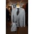 White Label Slim Fit Grey Oscar 3pcs suit