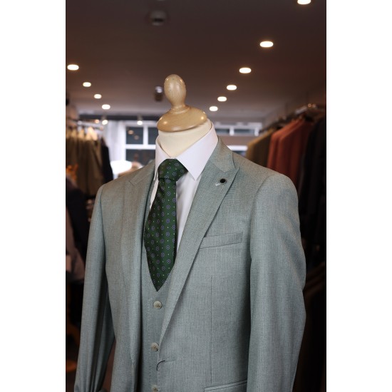 White Label Slim Fit Sage Oliver 3pc suit