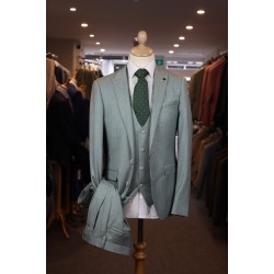 White Label Slim Fit Sage Oliver 3pc suit