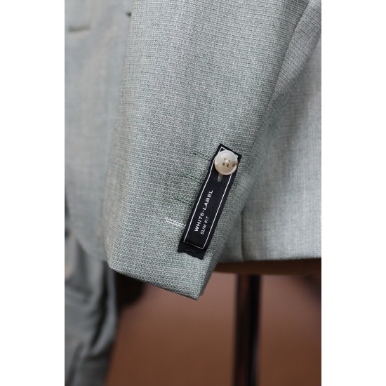 White Label Slim Fit Sage Oliver 3pc suit