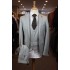 White Label Slim Fit Silver Oliver 3pc suit