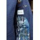 White Label Tapered Fit Blue GEO Jacob 3pcs suit