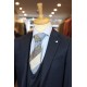 White Label Tapered Fit Dark Navy MM Jasper 3pcs Suit