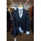 White Label Tapered Fit Dark Navy MM Jasper 3pcs Suit