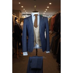 White Label Tapered Fit Indigo Jordan 2pcs suit