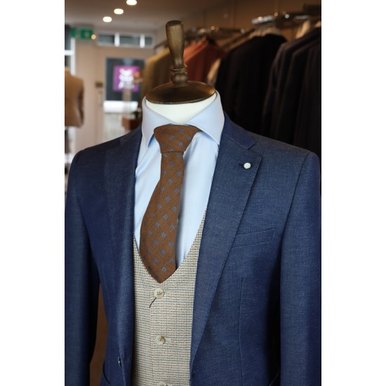 White Label Tapered Fit Indigo Jordan 2pcs suit