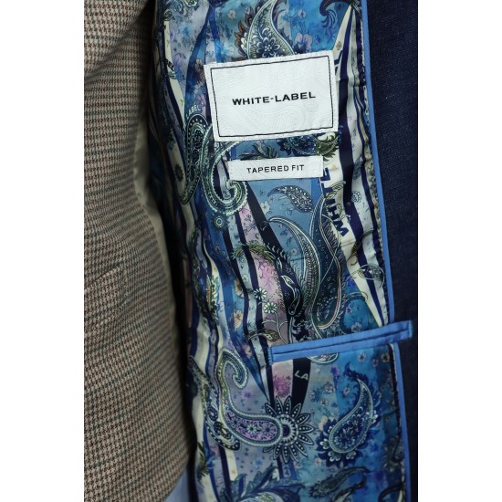 White Label Tapered Fit Indigo Jordan 2pcs suit