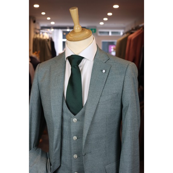 White Label Tapered Fit Sage Jasper 3pc suit