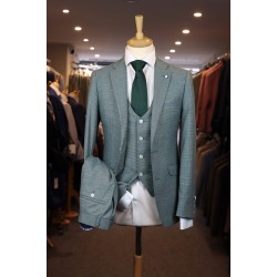 White Label Tapered Fit Sage Jasper 3pc suit