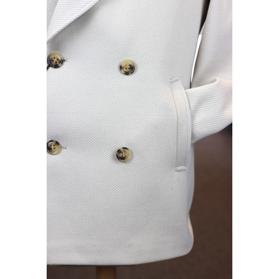 Torre Uomo Barnett Double Breasted Peacoat