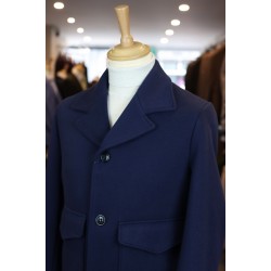 Torre Uomo Benton Navy Overcoat