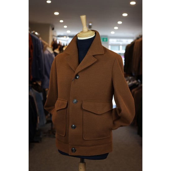 Torre Uomo Benton Rust Overcoat