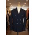 Two-BI Navy Double Breasted Blazer
