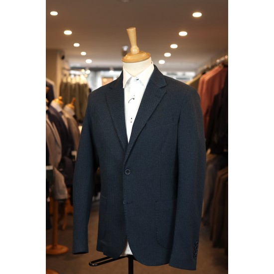 Two BI Navy Single Breasted Blazer