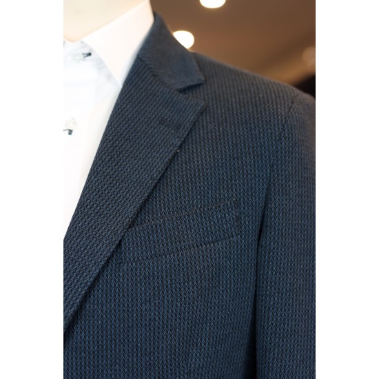 Two BI Navy Single Breasted Blazer