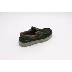 Woz James Suede Dark Green Shoes