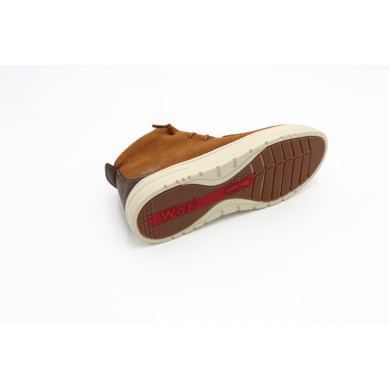 Woz Oliver Grip Suede Camel boots