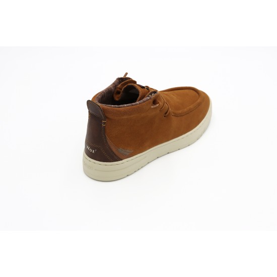 Woz Oliver Grip Suede Camel boots