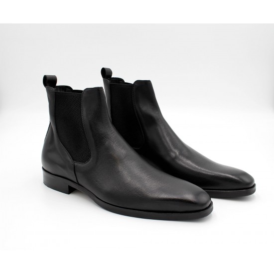 iMaschi Handcrafted Black Chelsea Boots 