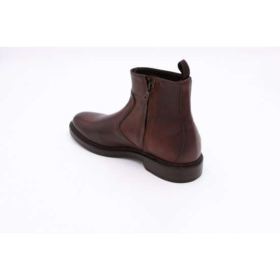 iMaschi brandy colour leather boots