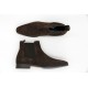iMaschi handcrafted brown suede boots 